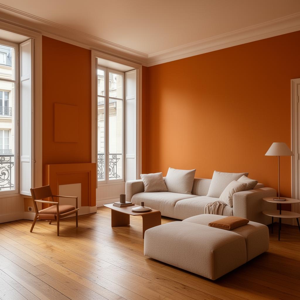 Salon ocre & cire — Bordeaux Centre